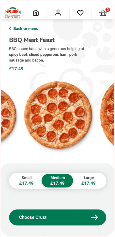 Papa Johns mobile picture
